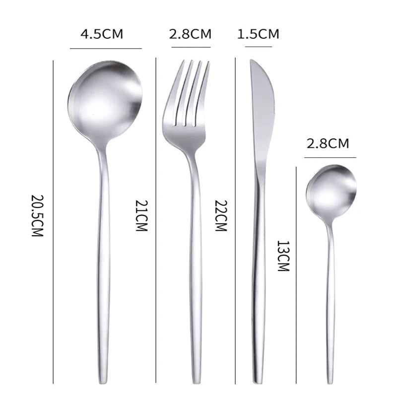 Stainless Steel Silverware Set