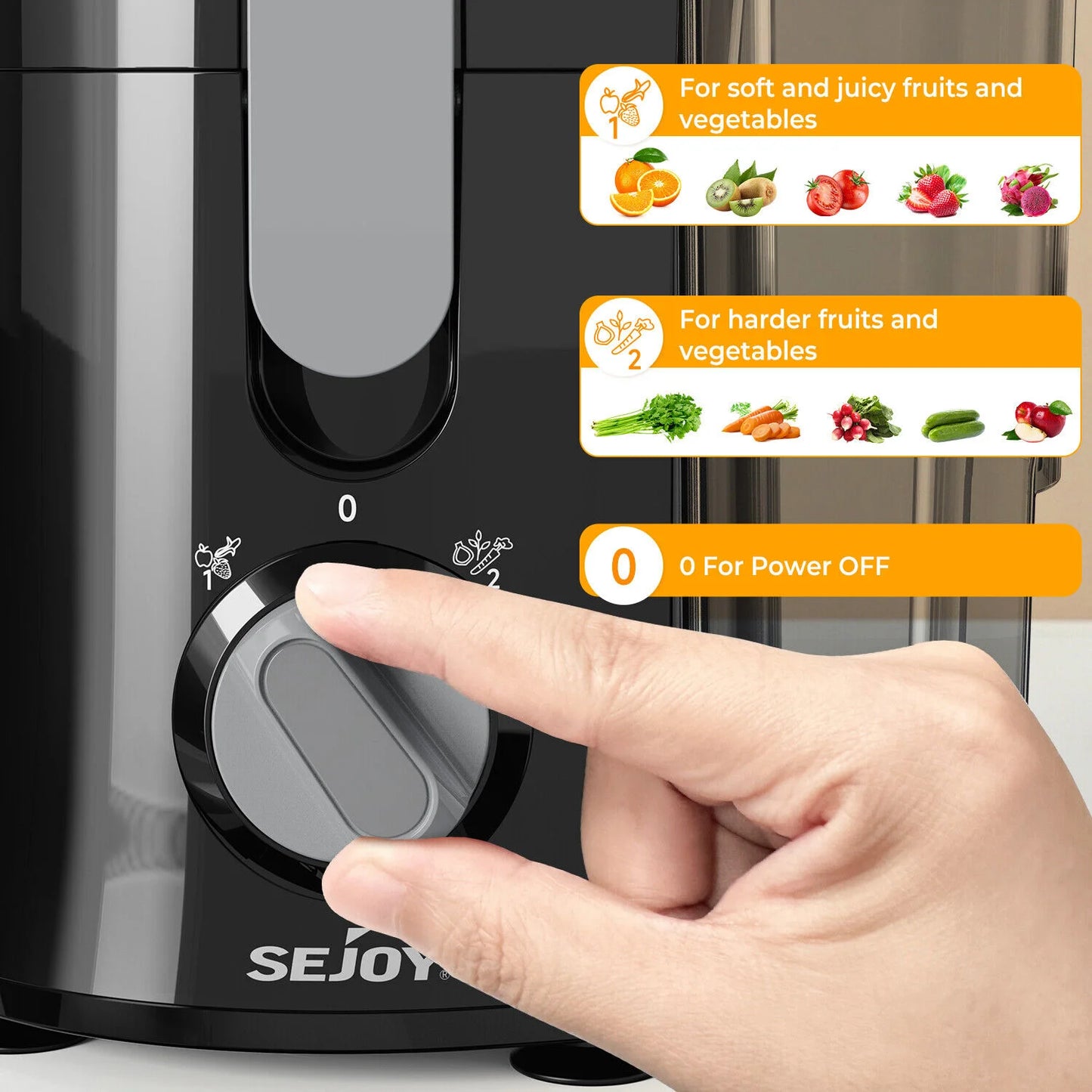Automatic Centrifugal Juicer with Pulp Ejection