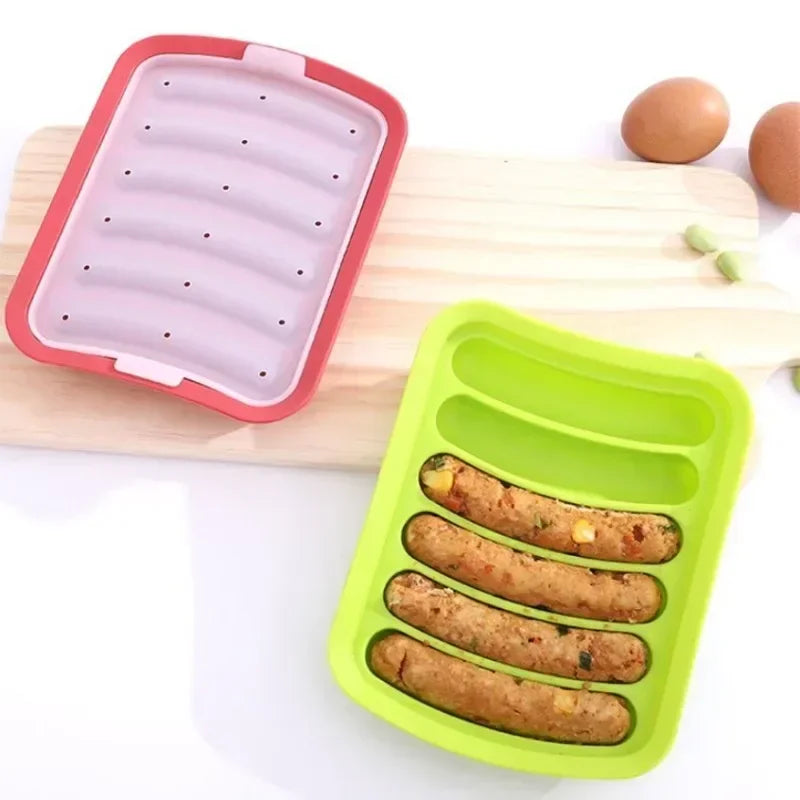 Silicone Sausage Molds with Lid