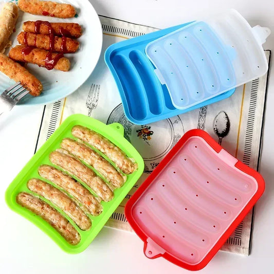 Silicone Sausage Molds with Lid