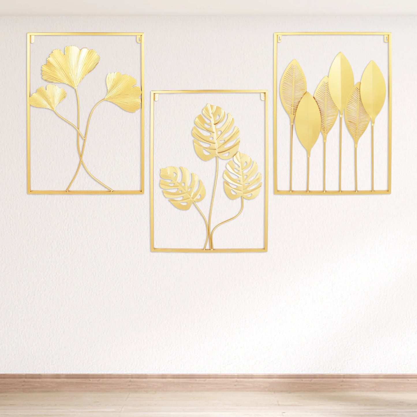 3 PCS Leaf Wall Decor