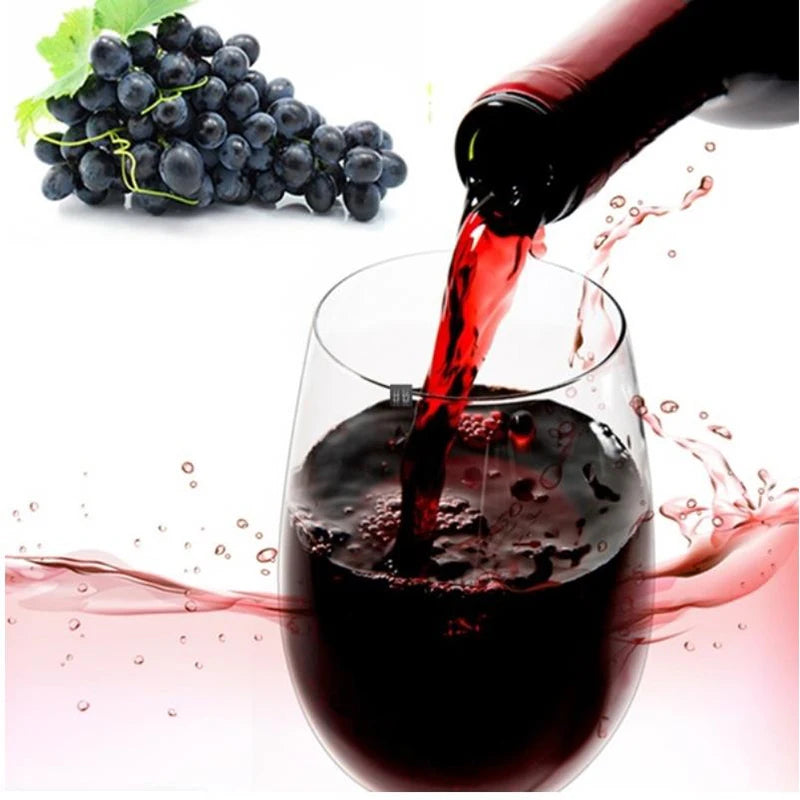 4Pcs New 463ml Unbreakable Wine Glasses Shatterproof Plastic Glass Safe Reusable Transparent Fruit Juice Beer Cup - HOMELIVING