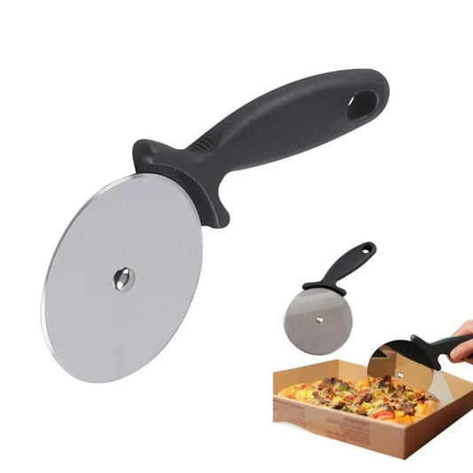 Stainless Steel Pizza Cutters Pastry Roller Cutter Pizza Knife Cookie Cake Roller Wheel Scissor Bakeware Kitchen Accessories - HOMELIVING