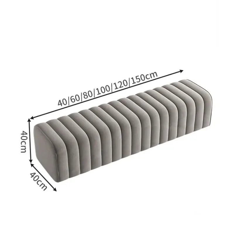 Nordic Shoe-changing Stool Home Furniture Doorway Ottoman Comfortable Soft Bag Bench Cloakroom Sofa Side Stools U - HOMELIVING