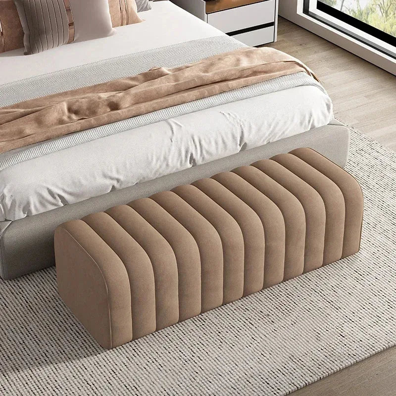 Nordic Shoe-changing Stool Home Furniture Doorway Ottoman Comfortable Soft Bag Bench Cloakroom Sofa Side Stools U - HOMELIVING