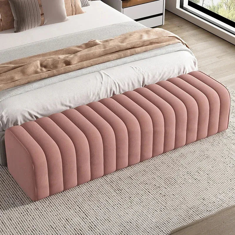 Nordic Shoe-changing Stool Home Furniture Doorway Ottoman Comfortable Soft Bag Bench Cloakroom Sofa Side Stools U - HOMELIVING