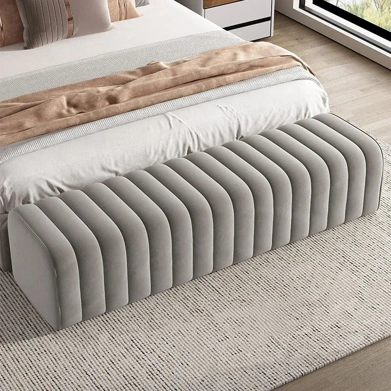 Nordic Shoe-changing Stool Home Furniture Doorway Ottoman Comfortable Soft Bag Bench Cloakroom Sofa Side Stools U - HOMELIVING