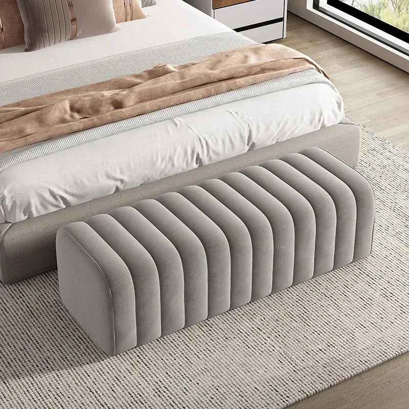Nordic Shoe-changing Stool Home Furniture Doorway Ottoman Comfortable Soft Bag Bench Cloakroom Sofa Side Stools U - HOMELIVING