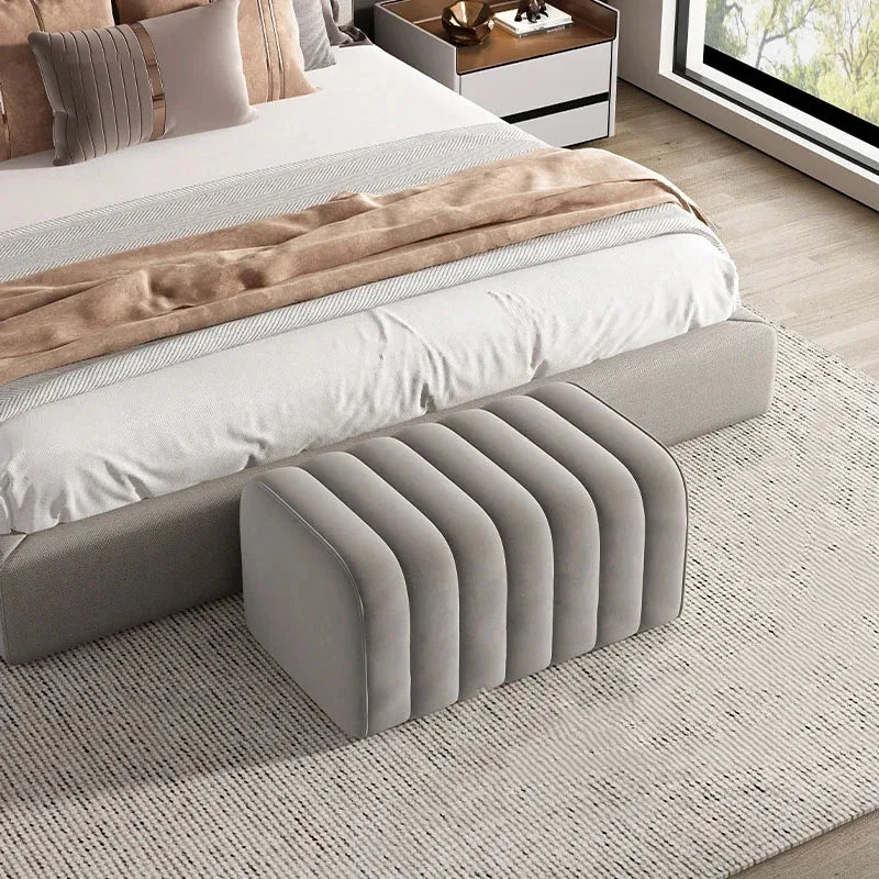 Nordic Shoe-changing Stool Home Furniture Doorway Ottoman Comfortable Soft Bag Bench Cloakroom Sofa Side Stools U - HOMELIVING