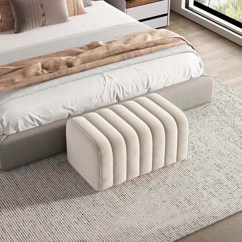 Nordic Shoe-changing Stool Home Furniture Doorway Ottoman Comfortable Soft Bag Bench Cloakroom Sofa Side Stools U - HOMELIVING