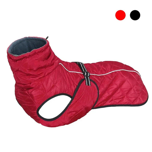Dog Outdoor Jacket Waterproof Reflective Pet Coat Vest Winter Warm Cotton Dogs Clothing for Large Middle Dogs  Labrador - HOMELIVING