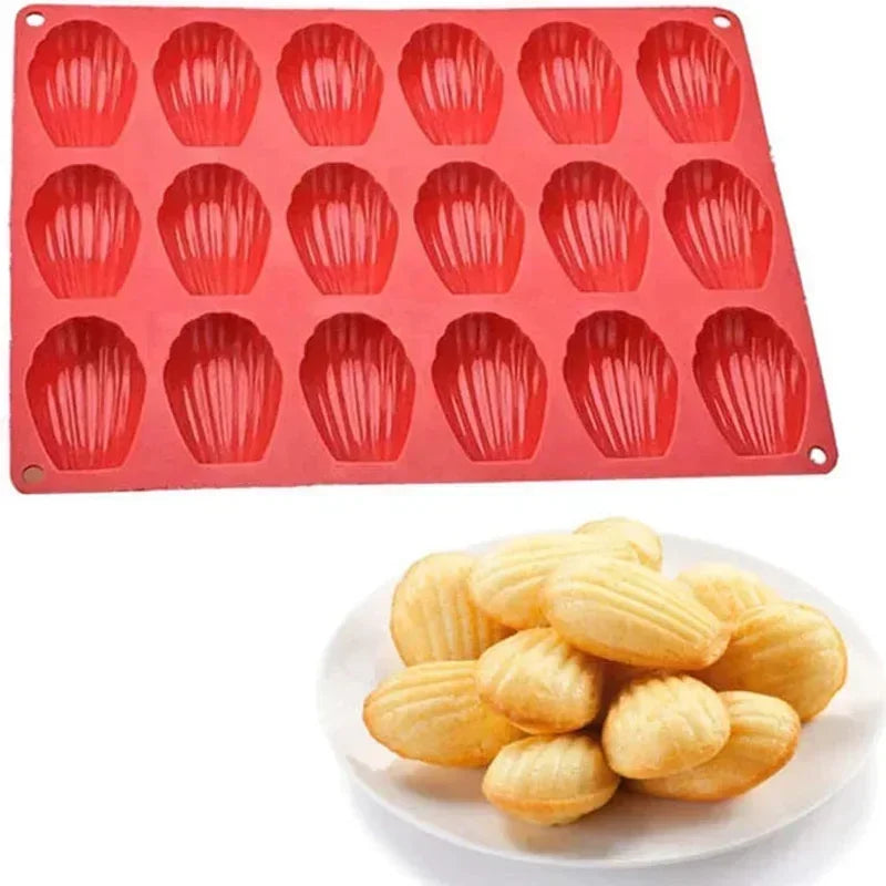 Madeleine Silicone Cookie Mold - HOMELIVING