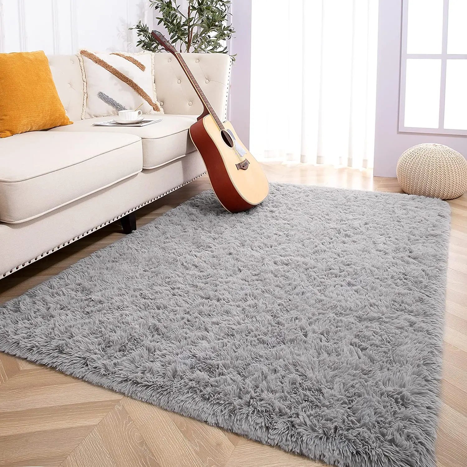 Plush Carpets Fluffy Ultra Soft Indoor Modern Area Rugs Living Room Play Mats For Children Bedroom Home Decor Nursery Rug - HOMELIVING