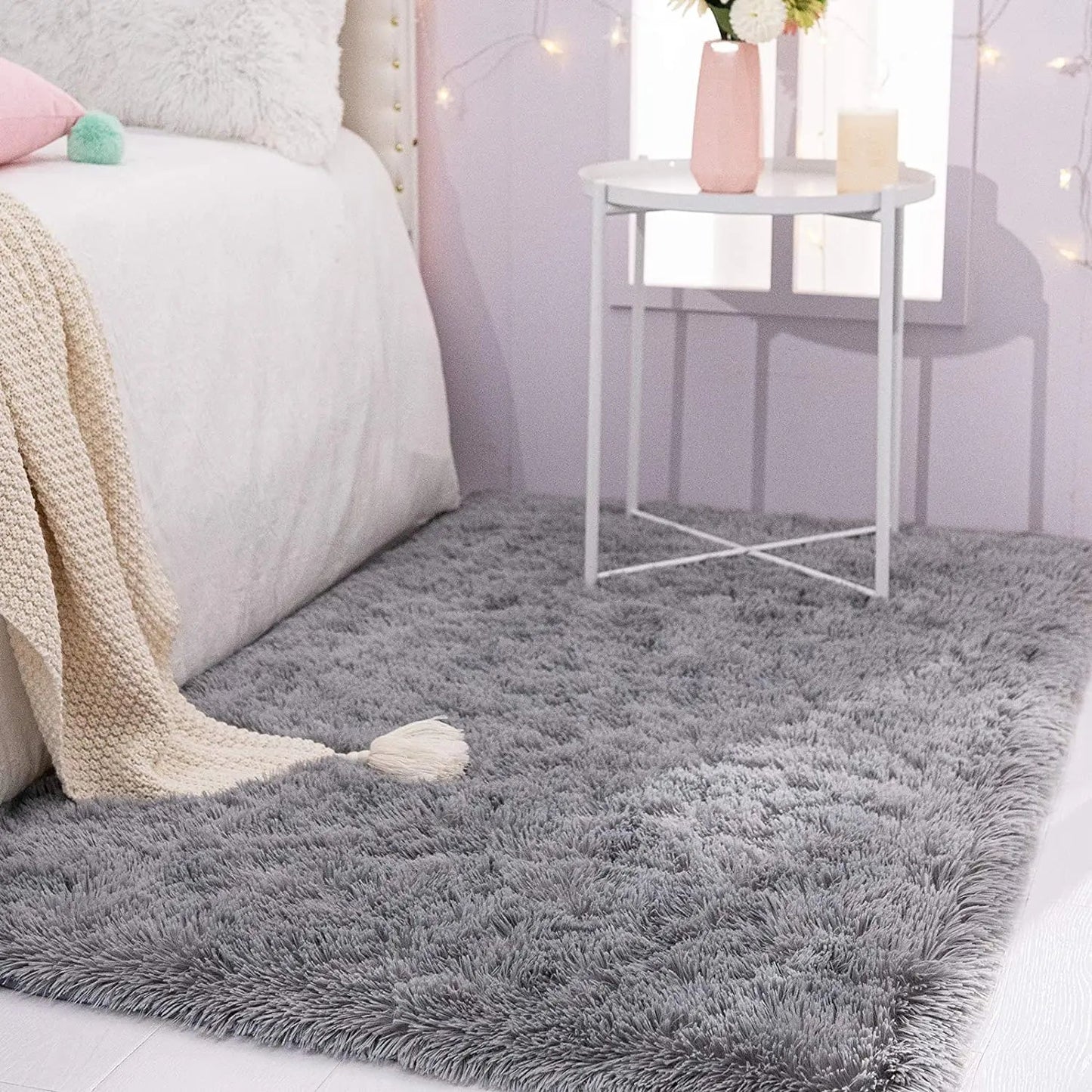Plush Carpets Fluffy Ultra Soft Indoor Modern Area Rugs Living Room Play Mats For Children Bedroom Home Decor Nursery Rug - HOMELIVING