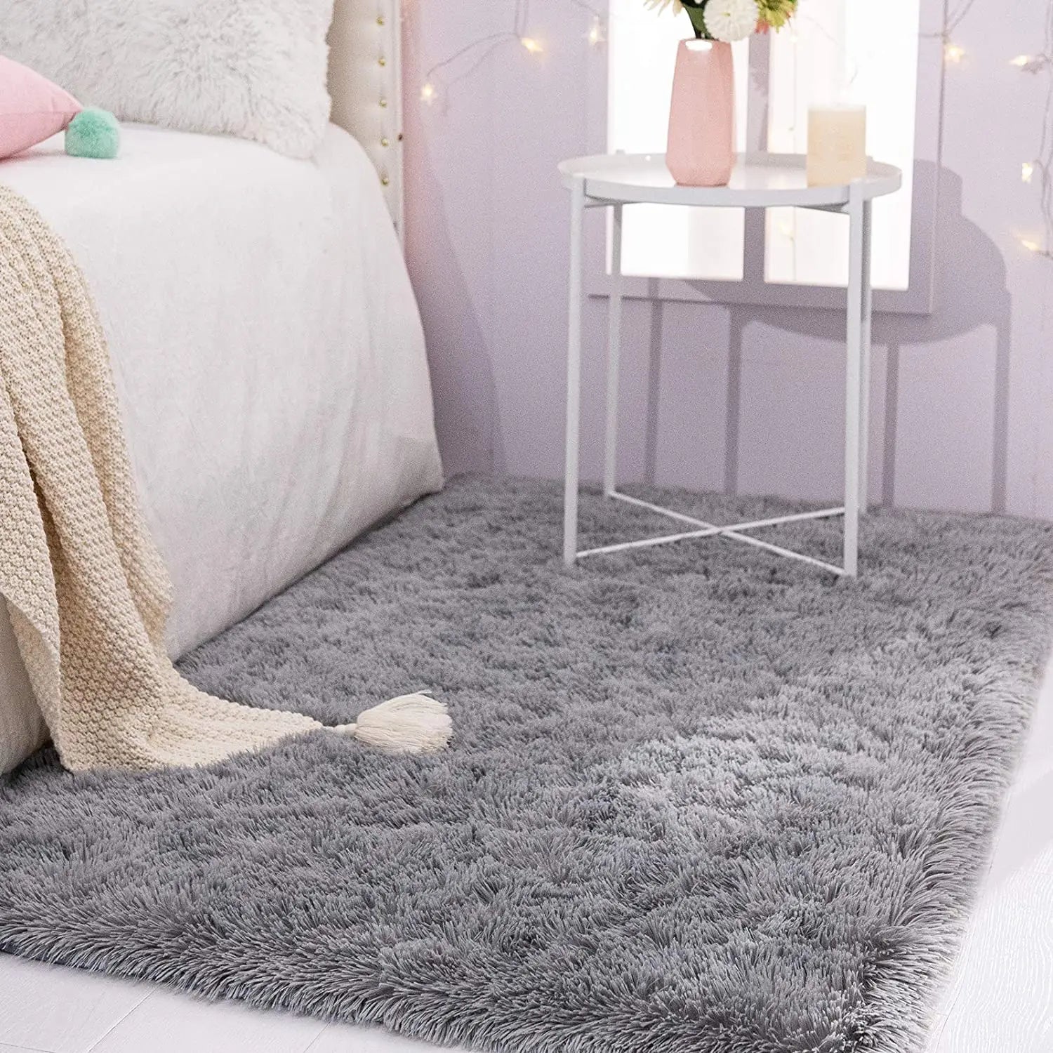 Plush Carpets Fluffy Ultra Soft Indoor Modern Area Rugs Living Room Play Mats For Children Bedroom Home Decor Nursery Rug - HOMELIVING