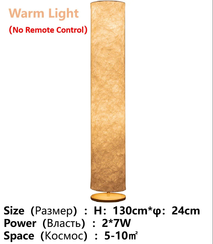 LED Simple Design Morden Floor Lamps Soft Light Decoration Standing Lamp for Living Room Bedroom Game Room with Remote Control - HOMELIVING