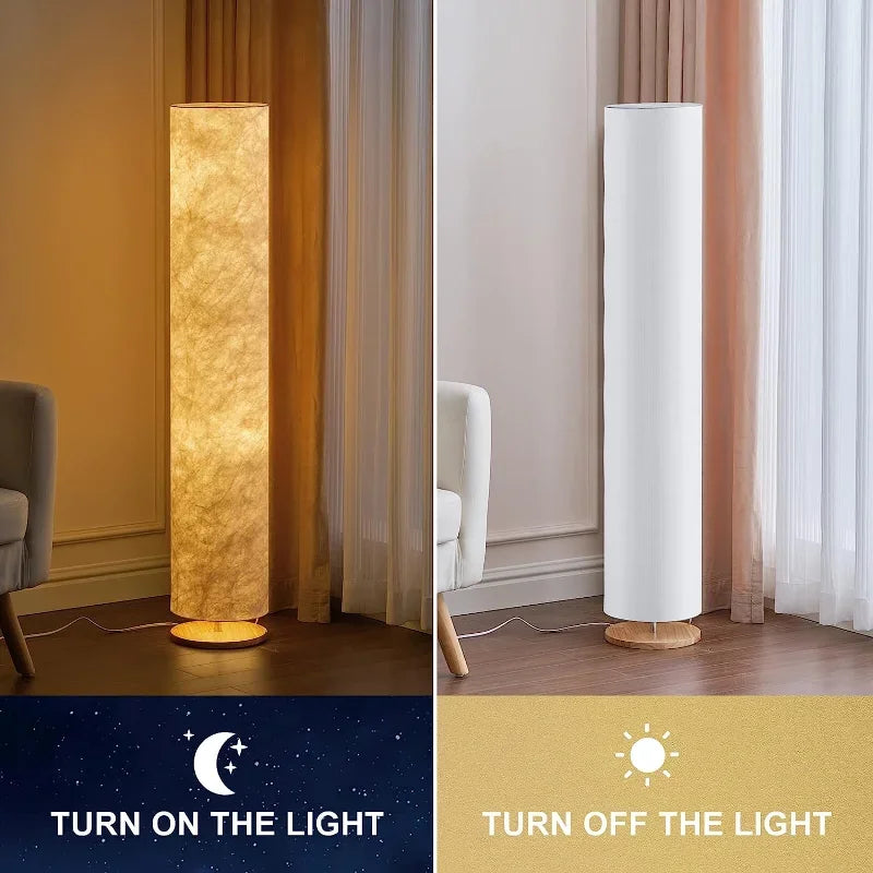 LED Simple Design Morden Floor Lamps Soft Light Decoration Standing Lamp for Living Room Bedroom Game Room with Remote Control - HOMELIVING