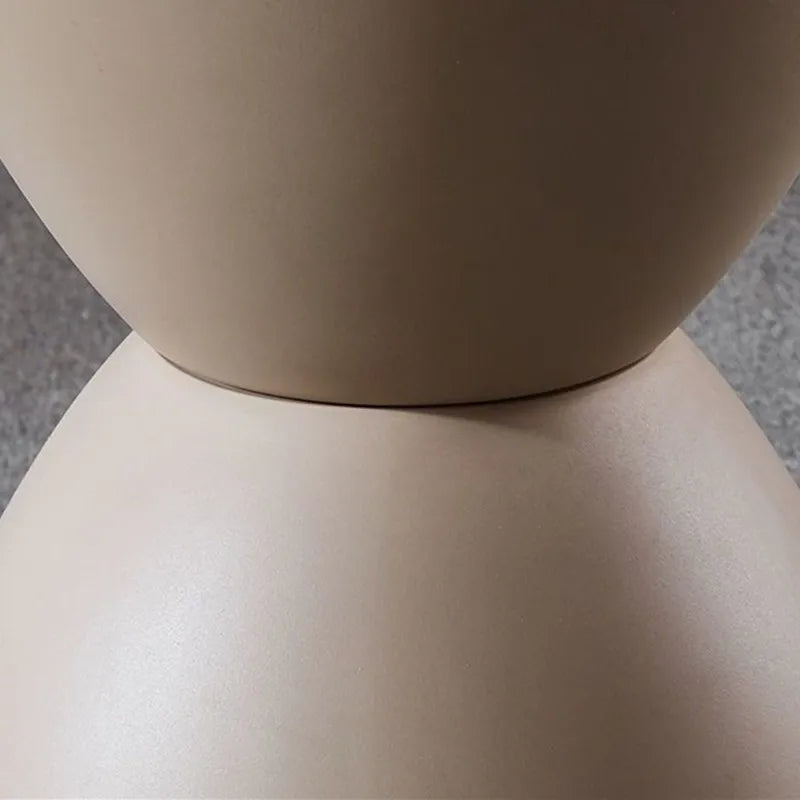 Nordic stools Plastic Creative Hourglass Small Stool Fashionable colorful stools Round Pier Side Table shoe bench - HOMELIVING