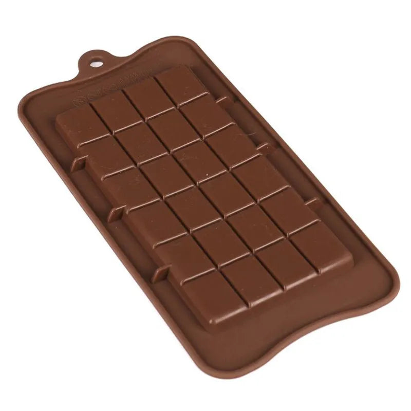 Chocolate Molds Bakeware Cake Molds High Quality Square Eco-friendly Silicone mold DIY 1PC Food Grade 24 Cavity Candy Tools - HOMELIVING