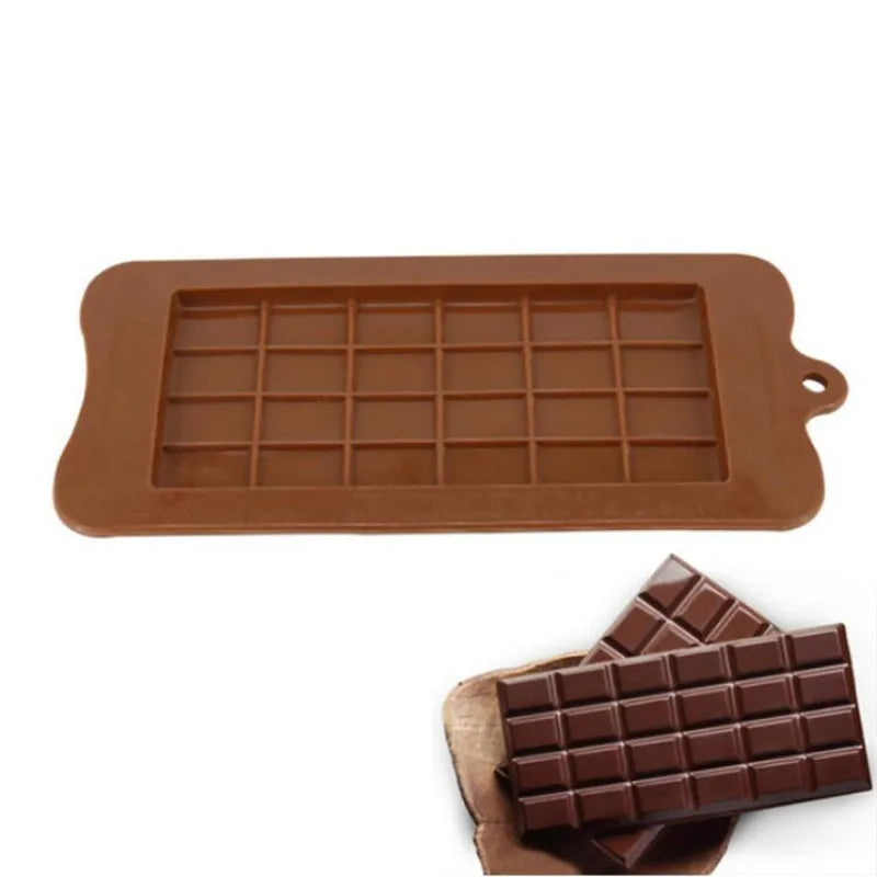 Chocolate Molds Bakeware Cake Molds High Quality Square Eco-friendly Silicone mold DIY 1PC Food Grade 24 Cavity Candy Tools - HOMELIVING