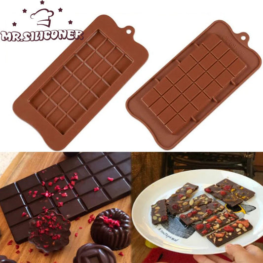 Chocolate Molds Bakeware Cake Molds High Quality Square Eco-friendly Silicone mold DIY 1PC Food Grade 24 Cavity Candy Tools - HOMELIVING