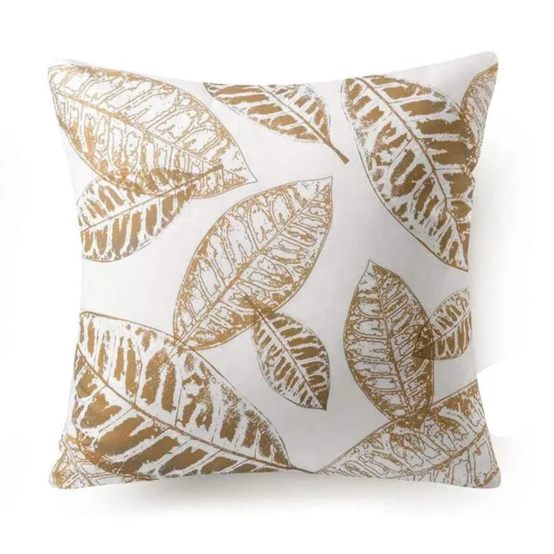 Coffee Colored Plant Series Pillow Cover