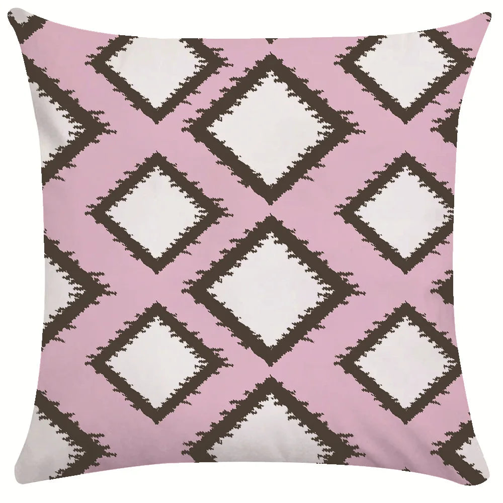 Coffee Colored Plant Series Pillow Cover