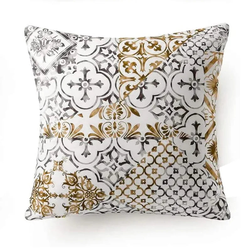 Coffee Colored Plant Series Pillow Cover