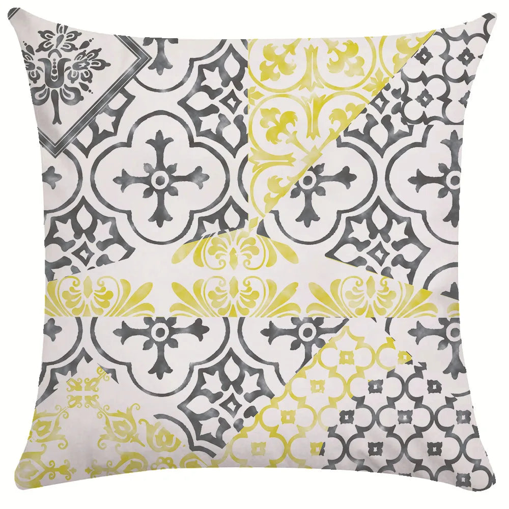 Coffee Colored Plant Series Pillow Cover