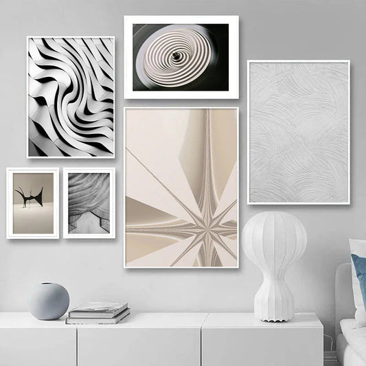 Abstract Modern Poster Wall Home Decor Picture Nordic Canvas Painting Luxury Minimalist Art Print for Living Room Bedroom - HOMELIVING