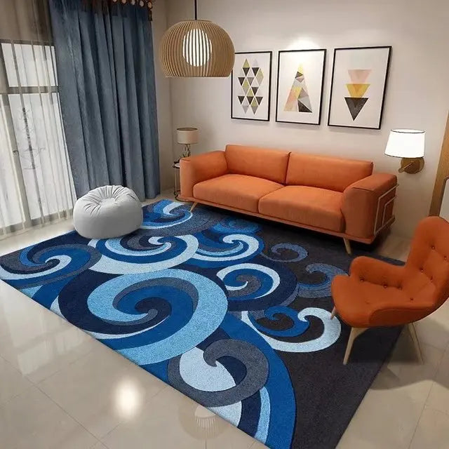 Nordic Geometric Carpet for Living Room Home Decor Sofa Table Large Area Rugs Bedroom Doormat  Anti-slip Floor Mat  Alfombra - HOMELIVING