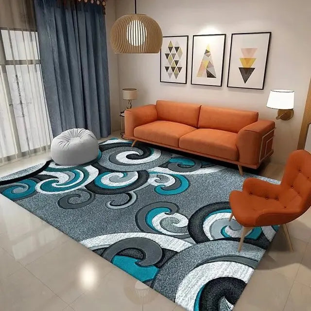 Nordic Geometric Carpet for Living Room Home Decor Sofa Table Large Area Rugs Bedroom Doormat  Anti-slip Floor Mat  Alfombra - HOMELIVING