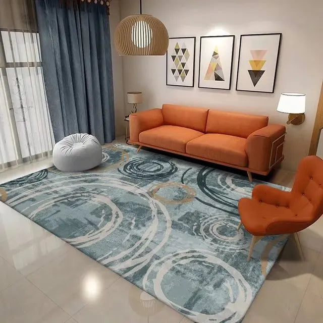 Nordic Geometric Carpet for Living Room Home Decor Sofa Table Large Area Rugs Bedroom Doormat  Anti-slip Floor Mat  Alfombra - HOMELIVING
