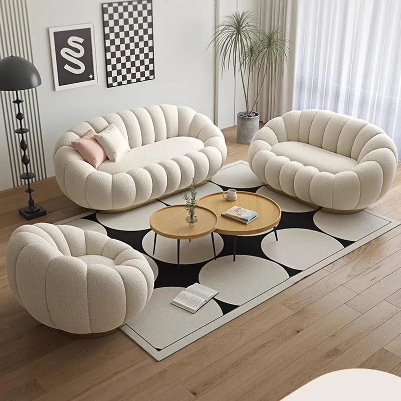 European Minimalist Living Room Sofa Modern Reception Lounge Italian Living Room Sofa Corner Adults Divano Soggiorno Furnitures - HOMELIVING