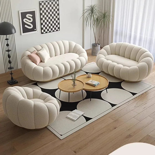 European Minimalist Living Room Sofa Modern Reception Lounge Italian Living Room Sofa Corner Adults Divano Soggiorno Furnitures - HOMELIVING