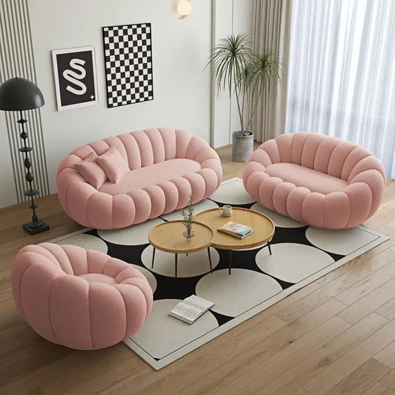 European Minimalist Living Room Sofa Modern Reception Lounge Italian Living Room Sofa Corner Adults Divano Soggiorno Furnitures - HOMELIVING