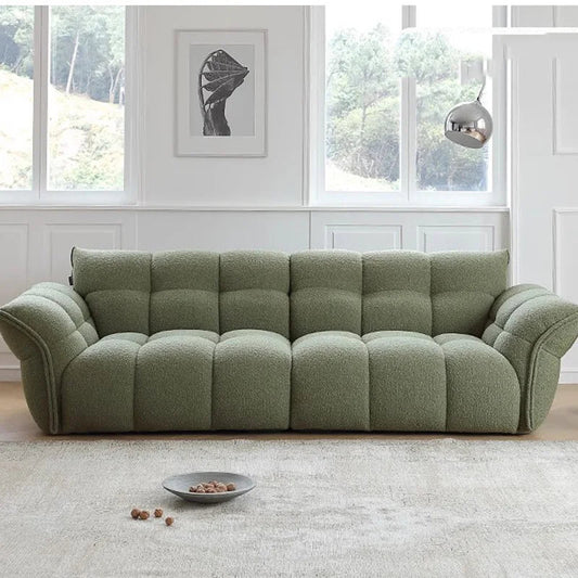 Design Green Living Room Sofas Modern Nordic Minimalist Lazy Living Room Sofas Luxury Sectional Fauteuil Salon Home Furniture - HOMELIVING