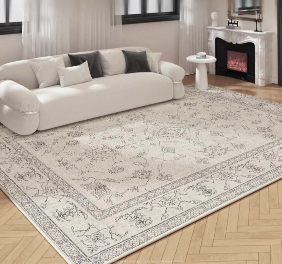 American Vintage Soft Area Rug for Living Room and Bedroom