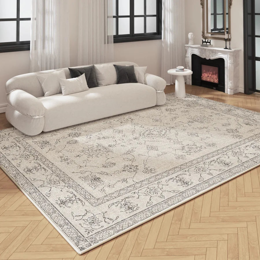 American Vintage Soft Area Rug for Living Room and Bedroom