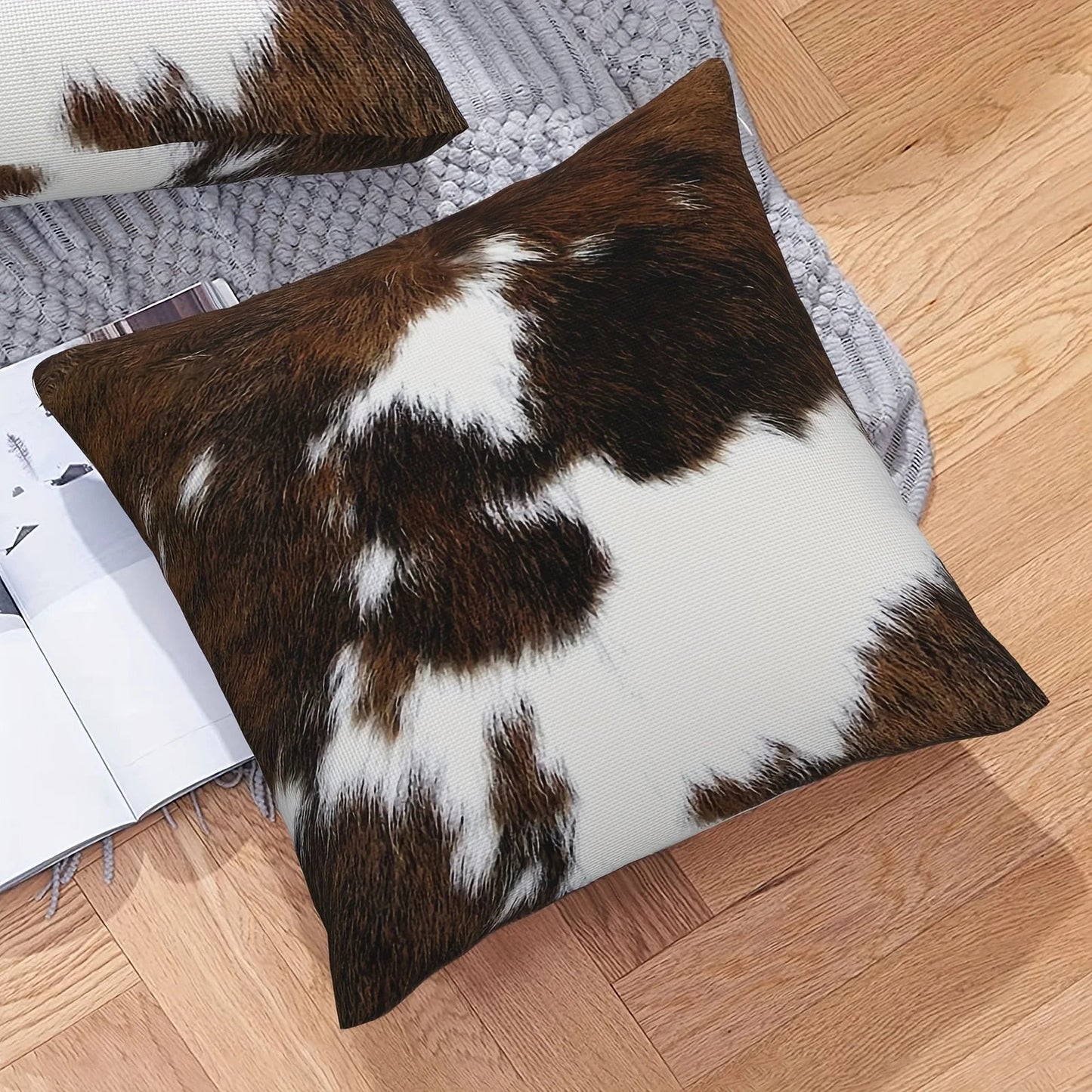 Cowhide Pillow Covers