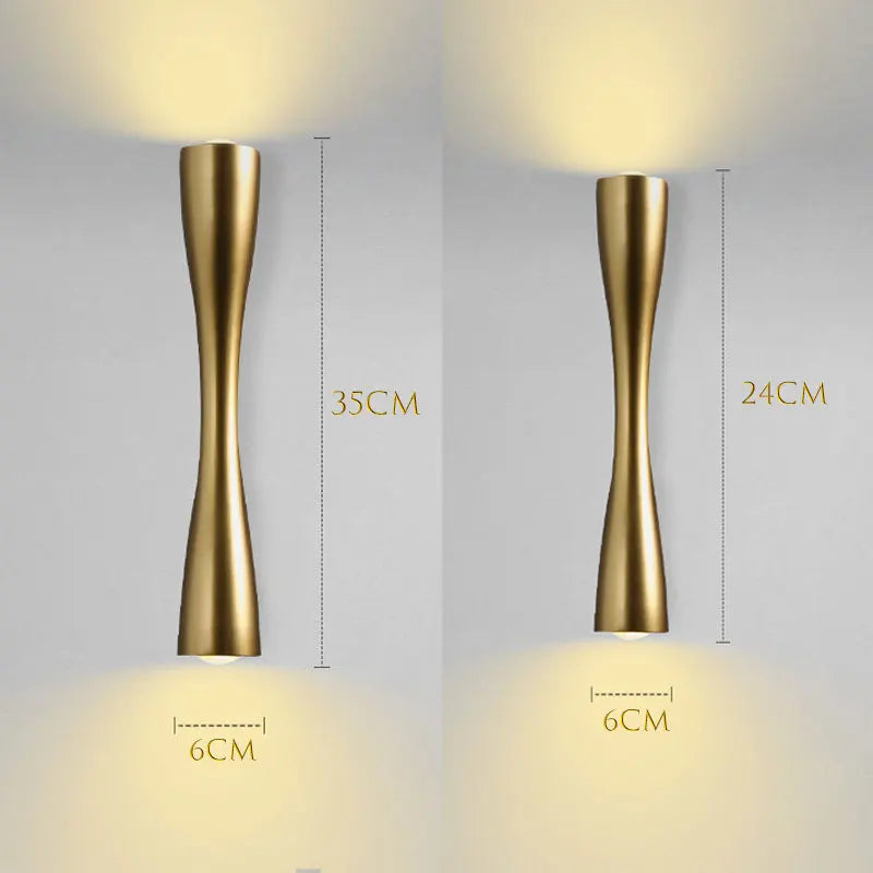 Modern minimalist outdoor waterproof wall lamp IP66 creative personality decoration Nordic lamp luxury home aisle lighting - HOMELIVING