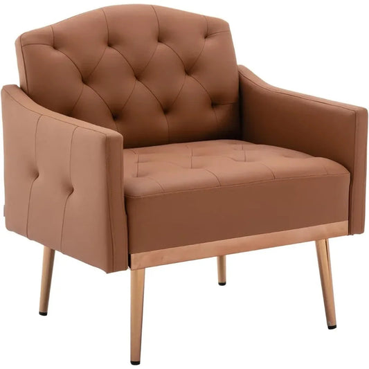 Faux Leather Accent Chair With Arms for Living Room Office Furniture Decorated Armchairs Sexyshop Armchair Chairs Tantra Home - HOMELIVING