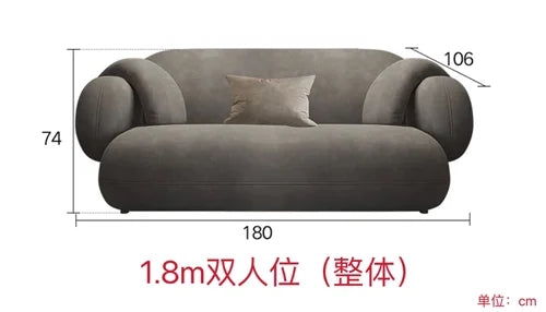 Lounge Modern Corner Sofa Italiano Nordic Nordic Lazy Puffs Couch Living Room Bedroom Designer Divano Letto Home Furniture DWH - HOMELIVING