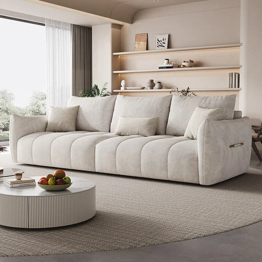 Nordic 3 Seater Sofa Puffs Inflavel Living Room Design European Sectional Sofa Modular Creative Dining Room Muebles Furniture - HOMELIVING