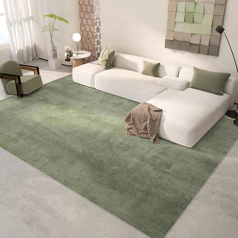 Modern Minimalist Bedroom Decor Solid Color Carpet Home Washable Mat Large Area Study Rug Light Luxury Carpets for Living Room - HOMELIVING