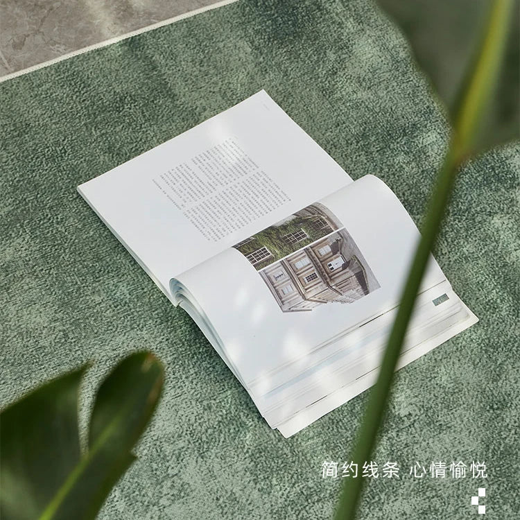Modern Minimalist Bedroom Decor Solid Color Carpet Home Washable Mat Large Area Study Rug Light Luxury Carpets for Living Room - HOMELIVING